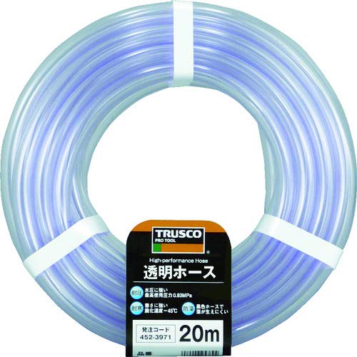 TRUSCO(トラスコ) 透明ホース6×8 20mカット TTM68C20 × 20巻 【ケース販売】の通販は 30,545円
