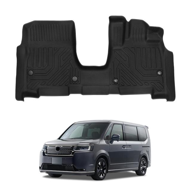 新型 ステップワゴン RP6 RP7 RP8 3Dフロアマット 車種専用 3D立体カーマット ハイブリッド車専用 防水マット 1列目用 TPE材質 ラゲッジ