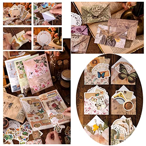 Ta Merry コラージュ 素材 詰め合わせ シール デザインペーパー
