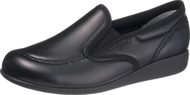 カイホシュギ 介護シューズ 軽量 KHS L172 レディース ブラックススムース 24.5 cm 3Eの通販は 5,069円