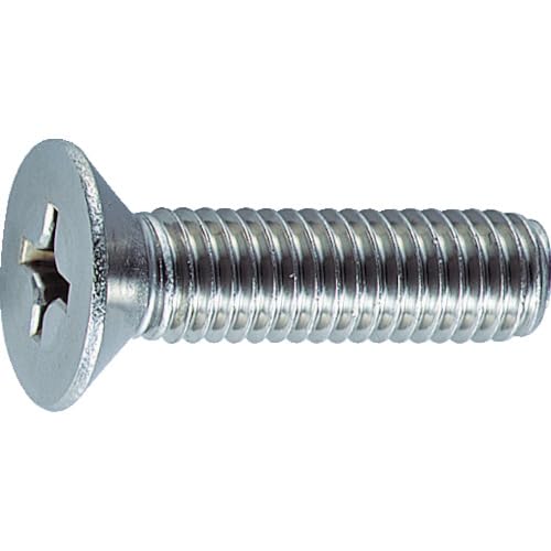 トラスコ中山(TRUSCO) 皿頭小ねじ ステンレス 全ネジ B060650 M6×50 15本入 x 10パック 【ケース販売】
