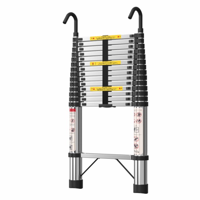 DayPlus 伸縮はしご 最？4.4ｍ 伸縮脚立 ステンレス製 折り畳み伸縮梯子 固定フック付 持ち運びやすい 多機能 耐荷重150kg 安全ロック  スの通販はau PAY マーケット - MYDOYA2号店 | au PAY マーケット－通販サイト