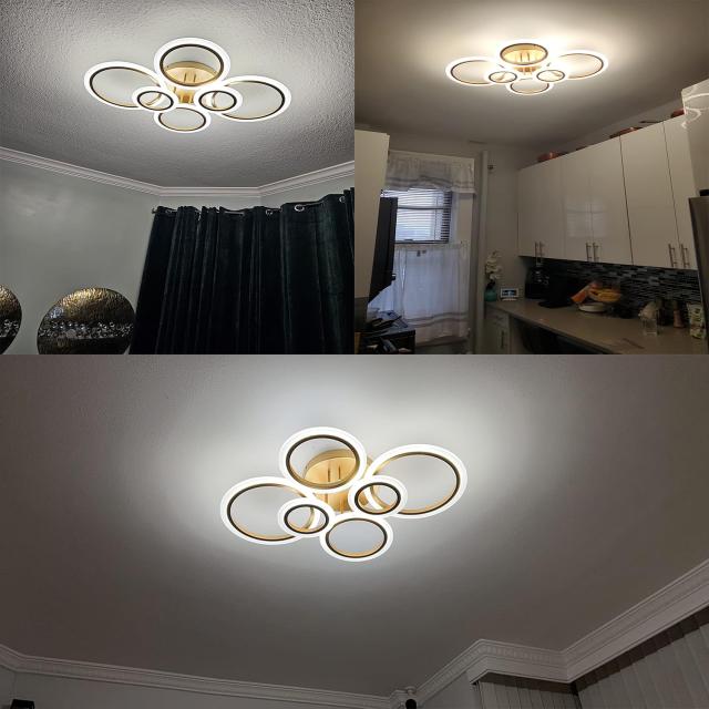 LED シーリングライト 8~20畳 おしゃれ 形照明器具 天井照明 間接照明 APP遠隔制御/リモコン 無段階調光調色 常夜灯 高輝度 昼白_3