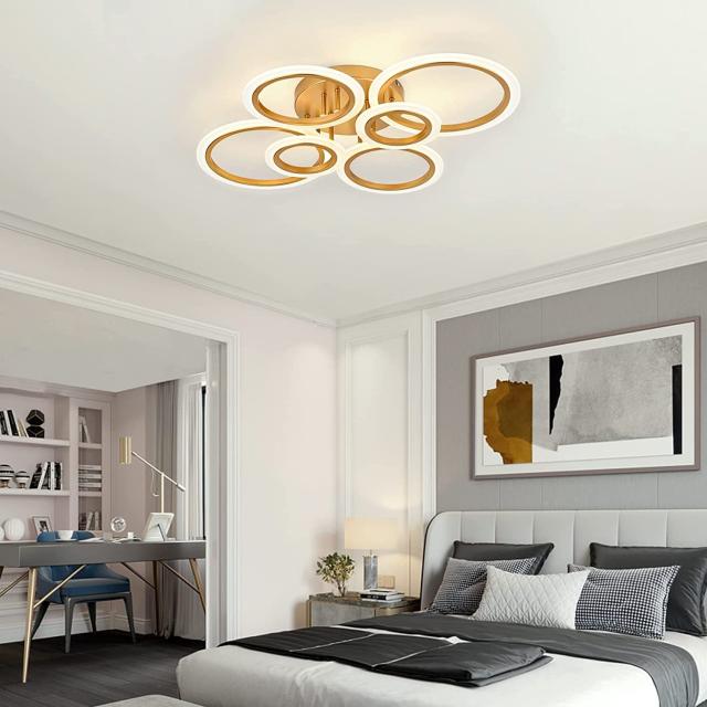 LED シーリングライト 8~20畳 おしゃれ 形照明器具 天井照明 間接照明 APP遠隔制御/リモコン 無段階調光調色 常夜灯 高輝度 昼白_6