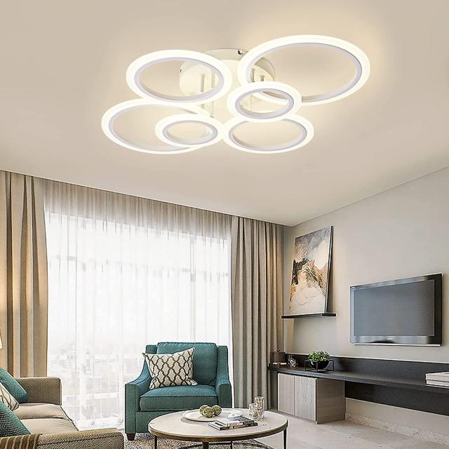 LED シーリングライト 8~20畳 おしゃれ 形照明器具 天井照明 間接照明 APP遠隔制御/リモコン 無段階調光調色 常夜灯 高輝度 昼白_6