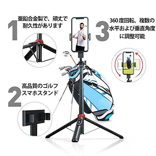 EUG-PRODUCTS ゴルフ練習器具 スイング撮影器具 スマホスタンド ゴルフ