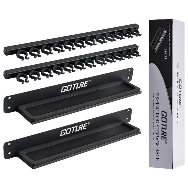 Amazon.co.jp: Goture（ゴチュール） 壁掛け式ロッドスタンド