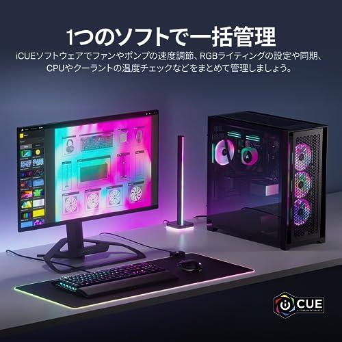 CORSAIR iCUE LINK QX120 RGB スターターキット White 120mm PWM RGB