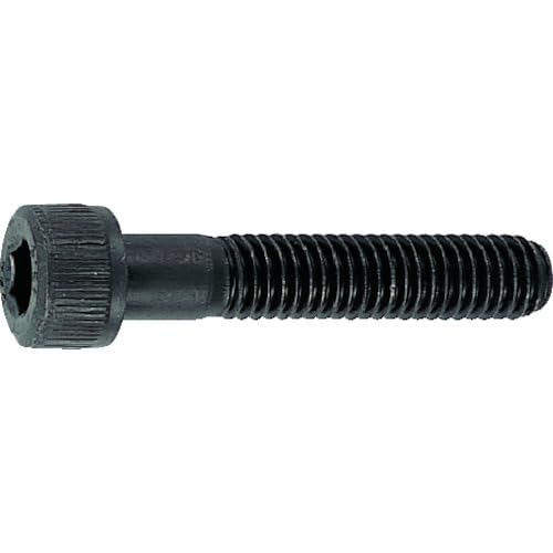 トラスコ中山(TRUSCO) 六角穴付ボルト 半ネジ B300350 黒染め M3×50 20本入 x 10パック 【ケース販売】