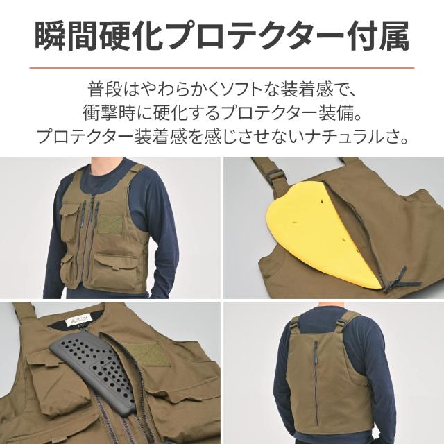 デイトナ(Daytona) バイク用 ベスト 春夏秋冬 プロテクター(胸部/背中