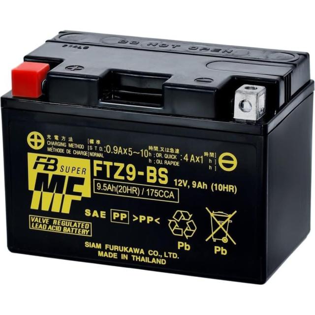 古河電池(FB) シールド型 バイク用バッテリー FTZ9-BS