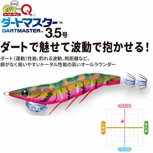 DUEL(デュエル) エギ EZ-Q ダートマスター 2.5号 35:すみ潮ブルー イカ釣り、アオリイカ、エギング｜au PAY マーケット