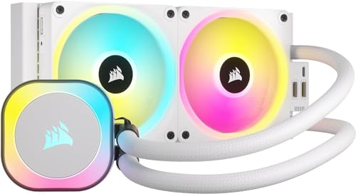 CORSAIR iCUE LINK H100i RGB White 240mmラジエーター搭載 iCUE LINK対応 簡易水冷 CPUクーラー ホワイト CW-9061005-WWの通販は