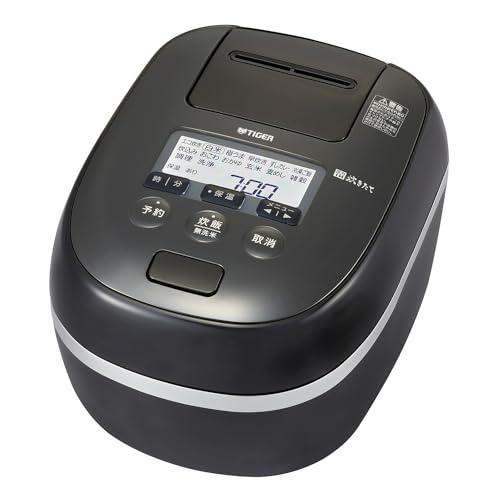 【WEB限定】タイガー魔法瓶(TIGER) 炊飯器 3.5合 圧力IH ご泡火炊き 日本製 24時間保温 土鍋かまどコート釜 ブラック JPD-G06NK