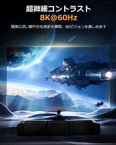 8K@60Hz安定版】avedio links HDMI切替器 4K@144Hz HDMI 2.1 分配器