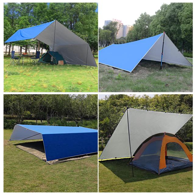 ポータブル多機能タープ キャンプ天幕テント防水棚防水棚軽量 遮熱 遮光 軽量 キ ポータブル多機能タープ キャンプ天幕テント防水棚防水棚軽量 遮