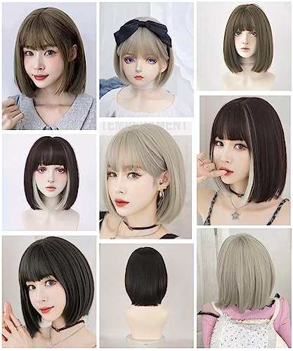 BARSDAR ウィッグ ボブ ショート レディース かつら Bob wig フル