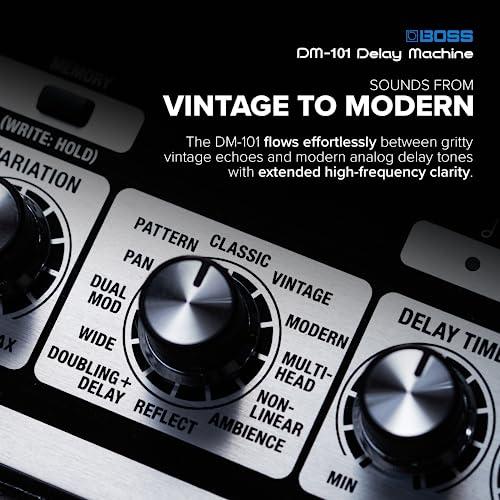 BOSS DM-101 アナログディレイ 実機レビューあり】BOSS DM-101｜フル ・ アナログ設計による