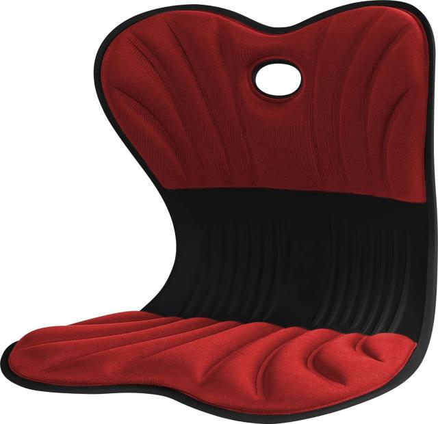 トレードワン クッション 座面 椅子 骨盤サポート 姿勢矯正 腰痛 猫背 疲れにくい オフ ィス テレワーク SWANRU(スワンル) ポーテ レッド の通販は