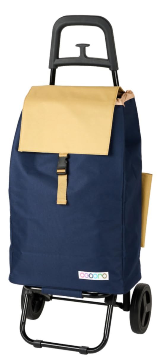 ｃｏｃｏｒｏ コ・コロ レップ(Rep) Cocoro(コ・コロ) ショッピングカート バイカラー カートセット ネイビー×ベージュ 40L 荷物フック の通販は 5,554円