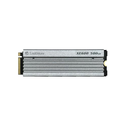 LinkMore XE600 500GB M.2 2280 PCIe Gen4x4 NVMe 1.4 SSD PS5動作確認済み (読込最大6500MB/s)の通販は