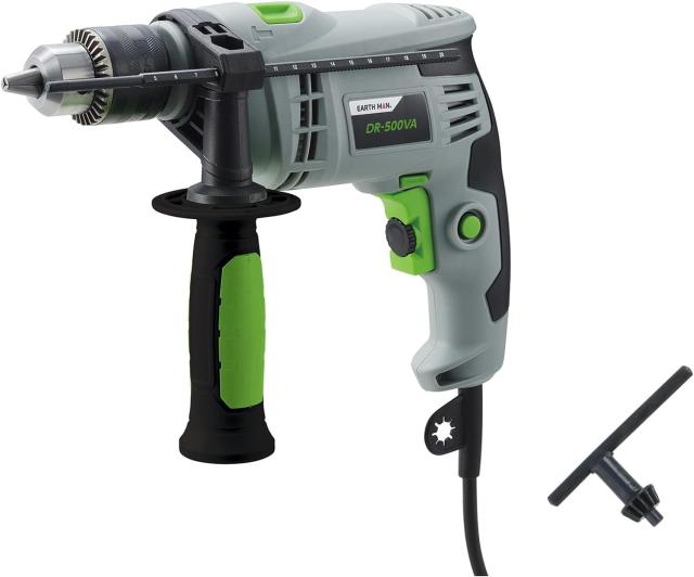 高儀(Takagi) EARTH MAN 振動ドリル アースマン AC100V 電動工具 無段変速 正逆切替 コンクリート 木材 プラスチック 穴あけ コード式 DR