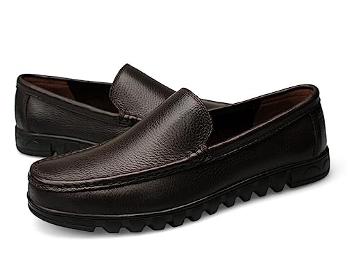 Xingyuan ローファー・スリッポン モカシン カジュアルシューズ 革靴 メンズ 大きいサイズ 軽量・防水 フォーマル 職場用 通勤 カジュの通販は
