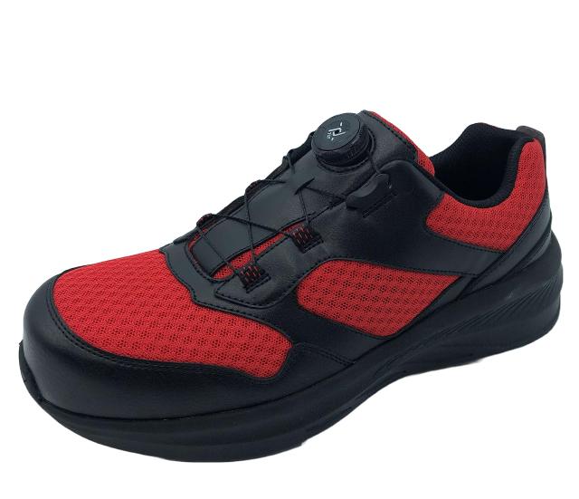 IGNIO(イグニオ) セーフティシューズ(安全靴) TGFダイヤル式 IGS1003TGF BKRD 25.0cm 3.5Eの通販は 5,009円