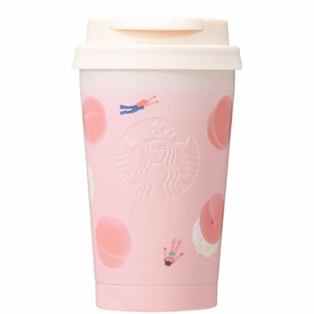 STARBUCKS スターバックス ステンレス TOGO ロゴ タンブラー ピーチ フルパラダイス 355ml ピンク ステンレス カップ形状 淡い  ピンク グの通販は