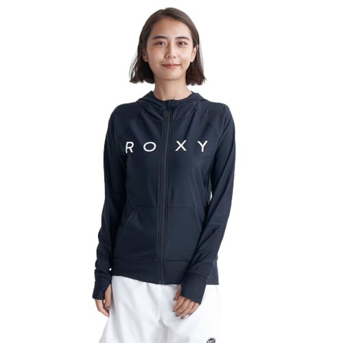ロキシー ラッシュガード 定番ZIPラッシュパーカー レディース ブラックの通販は