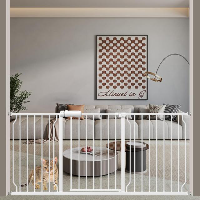 エルフ ベビー(Fairy Baby)ベビーゲート 階段上 ペットゲート ベビーフェンス 適用幅61-266cm ビデオ付き 突っ張り式 オートクローズ機能の通販は