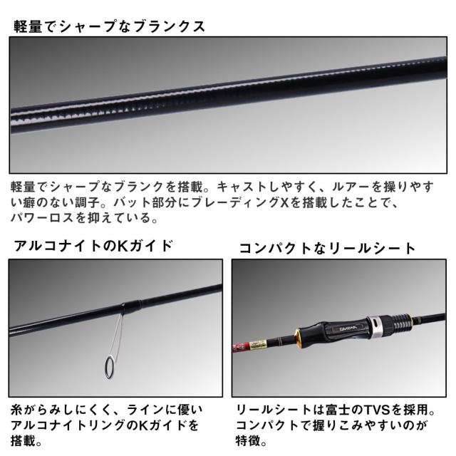 ダイワ(DAIWA) アジング/メバリングロッド AJI_MEBARU X 74UL-Sの通販 