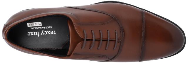 テクシ—リュクス ビジネスシューズ 本革 TU-7041 メンズ ブラウン 24.5