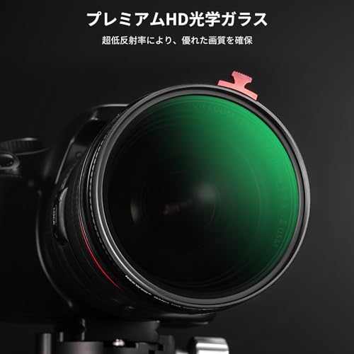 NEEWER 58mm 可変NDフィルター ND2-ND32（1-5ストップ）Xムラ無し減光フィルター HD光学ガラス マルチコーティング 撥水防汚 キズ防止 薄枠 レンズフ並行輸入品 NEEWER 2in1 可変NDフィルター \u2013