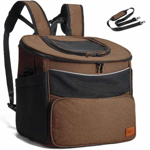 Holywish 猫 キャリー ペットキャリーバッグ 犬 リュック 猫 リュック 犬キャリーバッグ 猫キャリーバッグ ポケット付 折り畳み式 散歩/ 5,833円