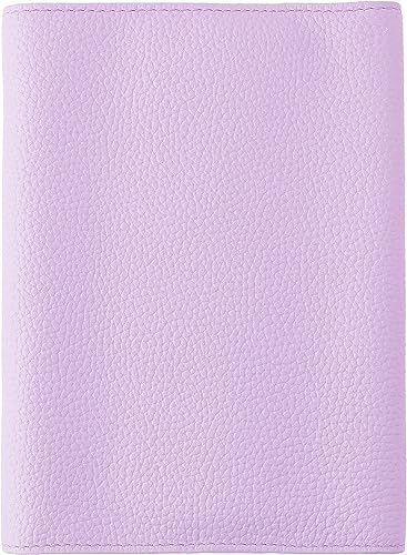 スリップオン OSLフリ ータイプ文庫判ブックカバー ラベンダー OSL-3201 本革 レザー ソフト 柔らかい