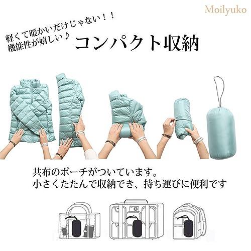 Moilyuko ダウンジャケット レディース ウルトラライト ダウン 