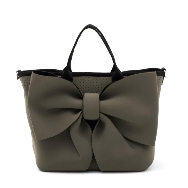 [VITAFELICE] ヴィータフェリーチェ ネオプレーン2wayリボントートバッグ レディース ubb-sp-0340 (モカ)