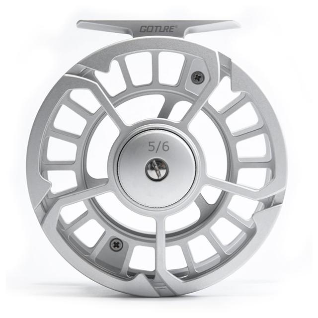 Goture(ゴチュール) フライリール 落とし込リール ラージアーバー アルミ合金製 ディスクドラグ 左右交換可能 7/8
