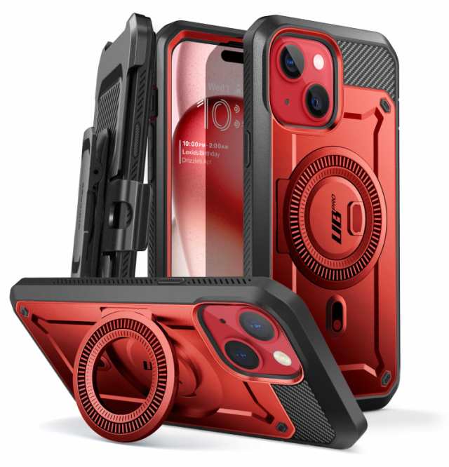 SUPCASE i Phone 15/14/13 ケース 6.1インチ 2023/2022 磁気ケース MagSafe対応 米軍MIL規格取得 衝撃吸収 全面保護 画面フィルム付き スの通販は
