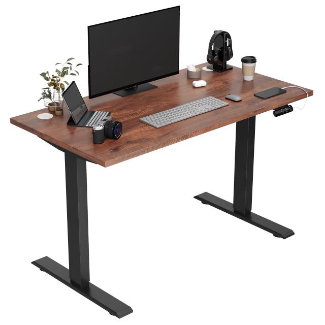 Sunon 電動昇降デスク（幅120cmX奥行60cm） 8分で組み立て 昇降式デスク 電動 2モーター スタンディングデスク 高さ調整デスク パソコンの通販は 28,910円