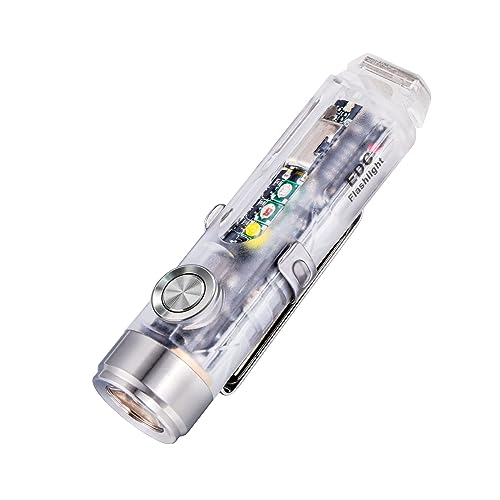 RovyVon A8 ポケット懐中電灯 650ルーメン 高ルーメン 充電式キーチェーン懐中電灯 ロックアウトモード付き レッド 防水 家庭用 アウトドの通販は 8,292円