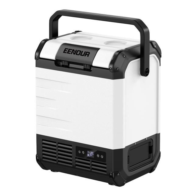 EENOUR コードレス冷温庫 D10 PRO 10L -20℃〜60℃ バッテリー内蔵可能 冷凍・保温両用 ミニ冷蔵庫 両開きフタ コンプレッサー式 車載冷の通販は