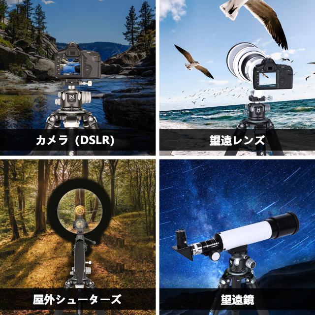 WEYLLAN 自由雲台 360°回転可能 大型ボール雲台 40KG 耐荷重 55mm チューブ径 ボール雲台 持ち運びが簡単 高い安定性 撮影/記録/観察/会の通販は