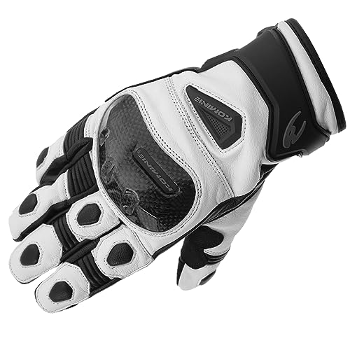 コミネ(KOMINE) バイク用 GK-851 カーボンプロテクトウインターグローブ White M