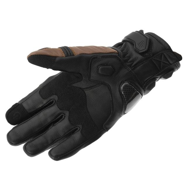 コミネ(KOMINE) バイク用 GK-851 カーボンプロテクトウインターグローブ Brown 2XL