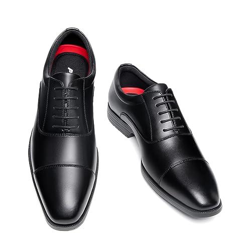 Poerkan 本革 ビジネスシューズ メンズ 走れる ビジネス スニーカー 革靴 歩きやすい 紳士靴 リクルート 仕事 ウォーキング ドレスシュの通販は 6,225円