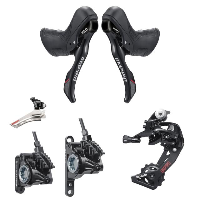 SENTYEH（SENSHA）HRD油圧ディスクブレーキです 自転車左右変速機・シフター ？ シフトレバー オイル充填セット オイル充填済み・キャリパ