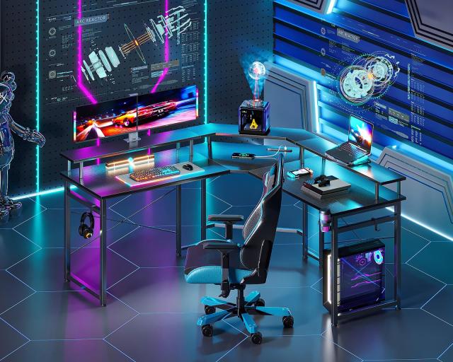 ODK ゲーミングデスク L字 パソコンデスク l字デスク デスク 机