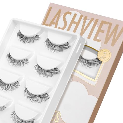 LASHVIEW つけまつげ ナチュラル 部分つけまつげ つけまつげ 部分 上下